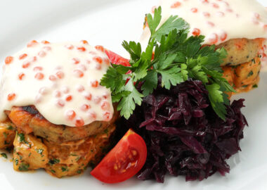 Капуста тушеная красная